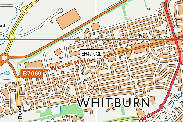 EH47 0QL map - OS VectorMap District (Ordnance Survey)