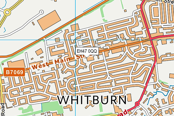 EH47 0QQ map - OS VectorMap District (Ordnance Survey)