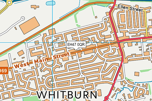 Map of WHITBURN FOOD STORE LTD at district scale