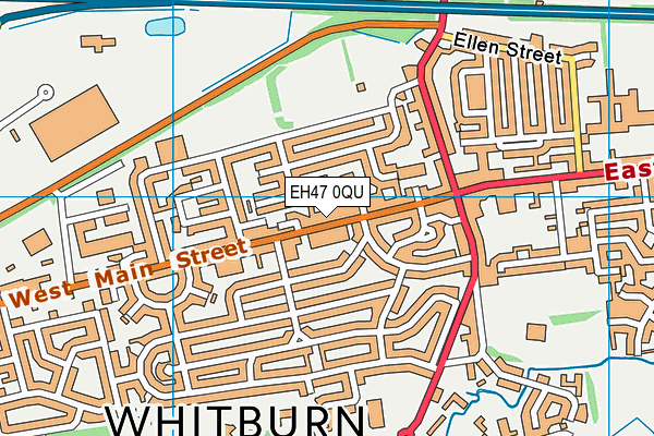 EH47 0QU map - OS VectorMap District (Ordnance Survey)