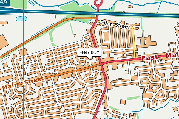 EH47 0QY map - OS VectorMap District (Ordnance Survey)