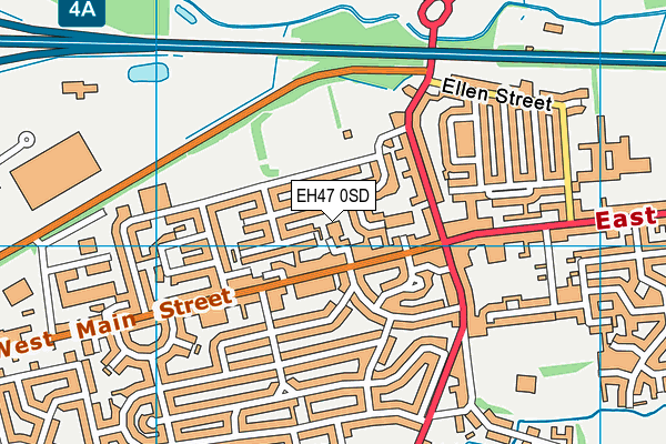 EH47 0SD map - OS VectorMap District (Ordnance Survey)
