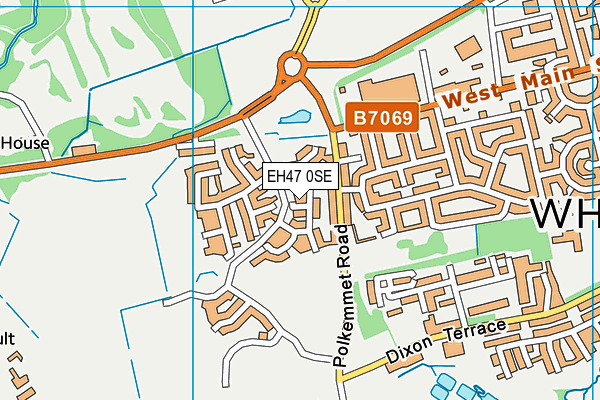 EH47 0SE map - OS VectorMap District (Ordnance Survey)