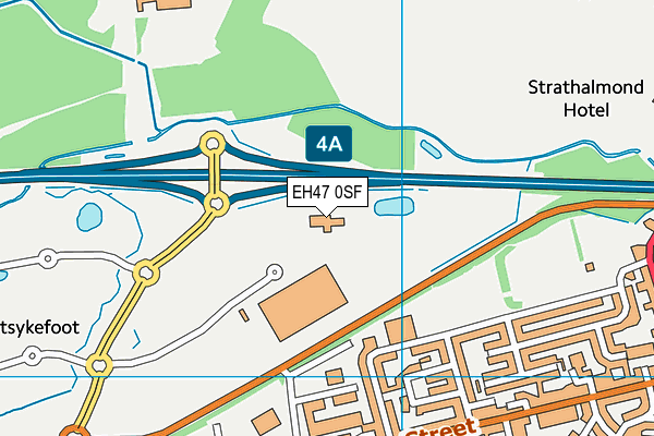 EH47 0SF map - OS VectorMap District (Ordnance Survey)