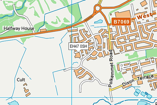 EH47 0SH map - OS VectorMap District (Ordnance Survey)