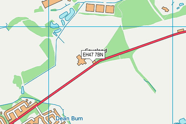 EH47 7BN map - OS VectorMap District (Ordnance Survey)