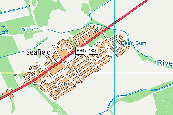 EH47 7BQ map - OS VectorMap District (Ordnance Survey)