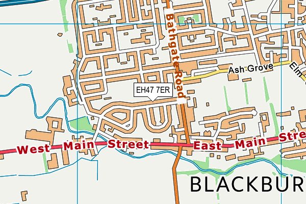 EH47 7ER map - OS VectorMap District (Ordnance Survey)