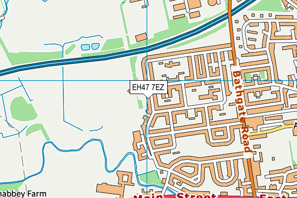 EH47 7EZ map - OS VectorMap District (Ordnance Survey)