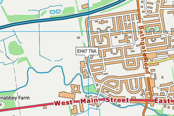 EH47 7NA map - OS VectorMap District (Ordnance Survey)