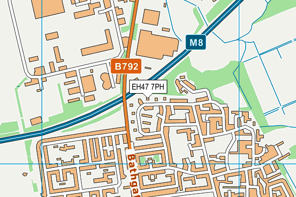 EH47 7PH map - OS VectorMap District (Ordnance Survey)