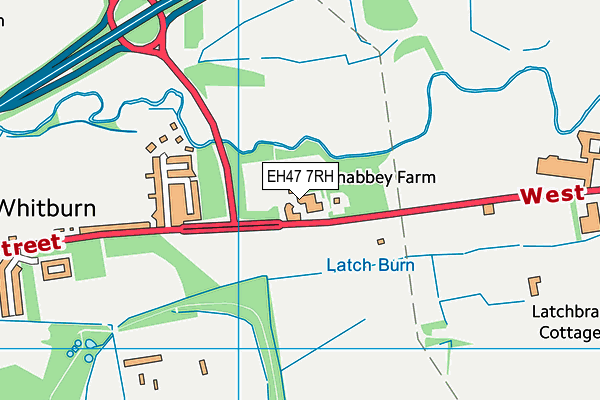 EH47 7RH map - OS VectorMap District (Ordnance Survey)