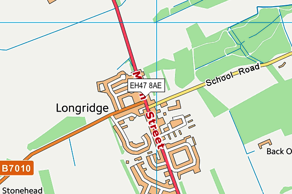 EH47 8AE map - OS VectorMap District (Ordnance Survey)