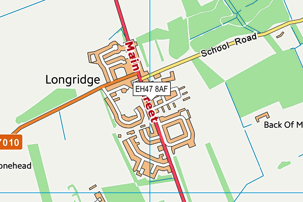 EH47 8AF map - OS VectorMap District (Ordnance Survey)