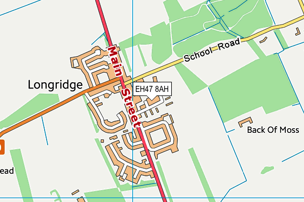 EH47 8AH map - OS VectorMap District (Ordnance Survey)