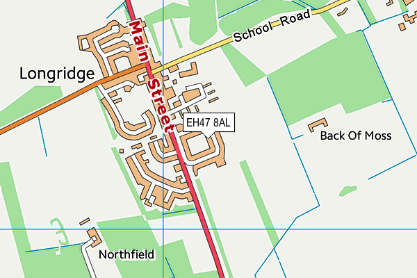 EH47 8AL map - OS VectorMap District (Ordnance Survey)