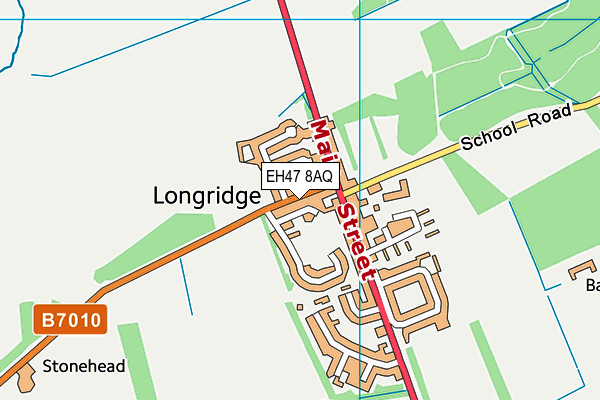 EH47 8AQ map - OS VectorMap District (Ordnance Survey)