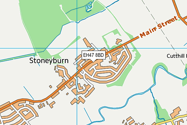 EH47 8BD map - OS VectorMap District (Ordnance Survey)