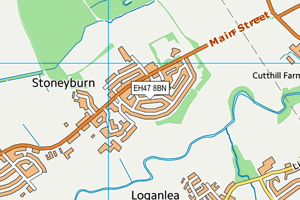 EH47 8BN map - OS VectorMap District (Ordnance Survey)