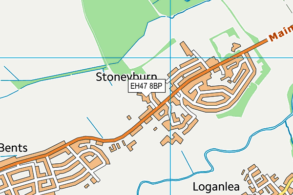 EH47 8BP map - OS VectorMap District (Ordnance Survey)