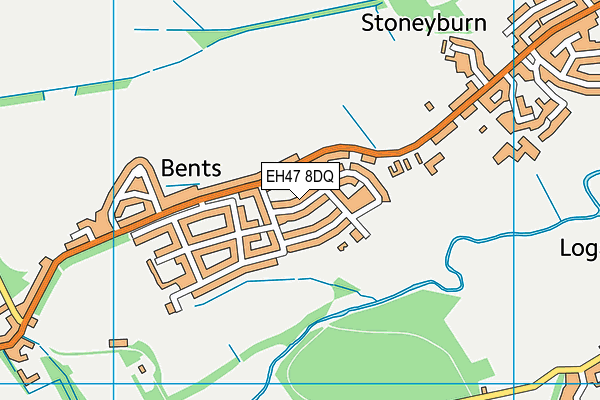 EH47 8DQ map - OS VectorMap District (Ordnance Survey)