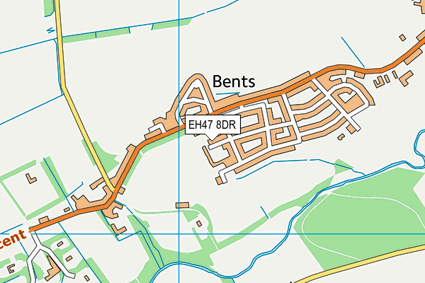 EH47 8DR map - OS VectorMap District (Ordnance Survey)