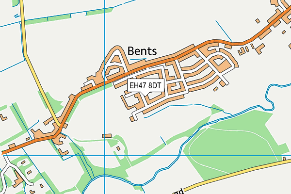 EH47 8DT map - OS VectorMap District (Ordnance Survey)