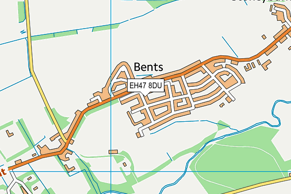 EH47 8DU map - OS VectorMap District (Ordnance Survey)