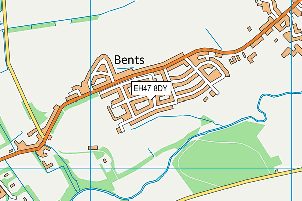 EH47 8DY map - OS VectorMap District (Ordnance Survey)