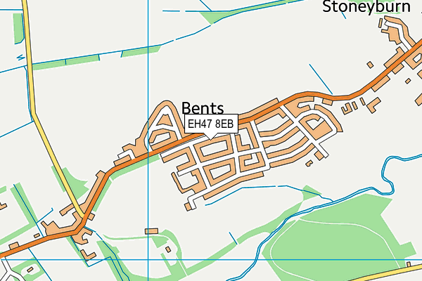 EH47 8EB map - OS VectorMap District (Ordnance Survey)