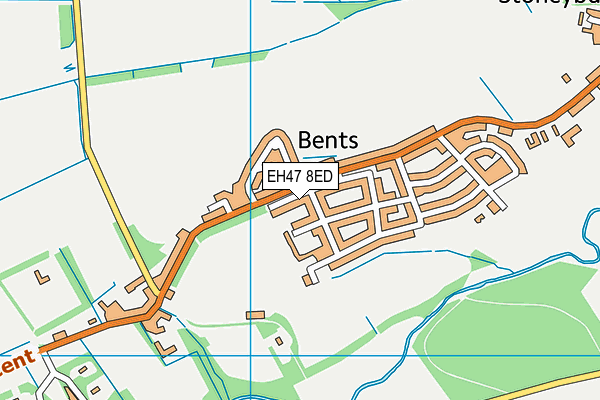 EH47 8ED map - OS VectorMap District (Ordnance Survey)