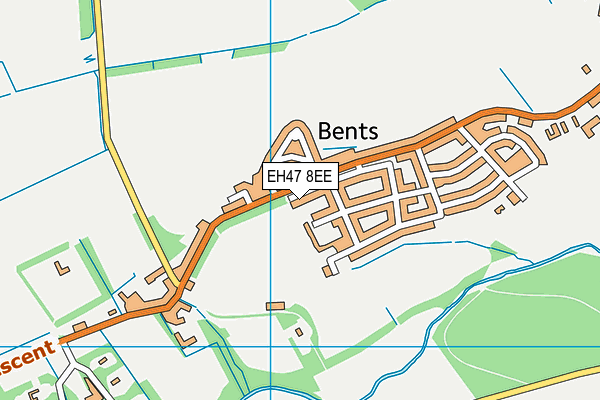 EH47 8EE map - OS VectorMap District (Ordnance Survey)