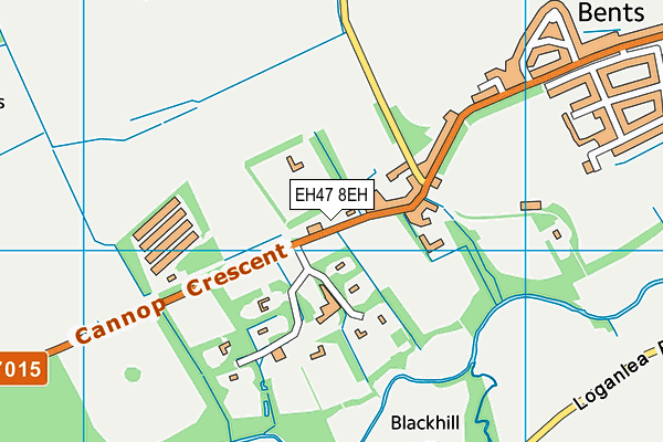 EH47 8EH map - OS VectorMap District (Ordnance Survey)