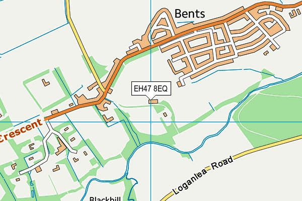 EH47 8EQ map - OS VectorMap District (Ordnance Survey)