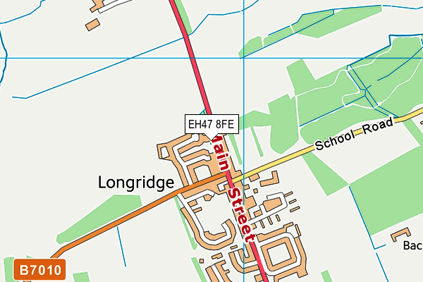 EH47 8FE map - OS VectorMap District (Ordnance Survey)