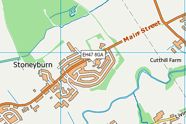 EH47 8GA map - OS VectorMap District (Ordnance Survey)