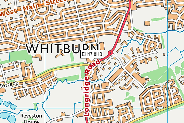 EH47 8HB map - OS VectorMap District (Ordnance Survey)