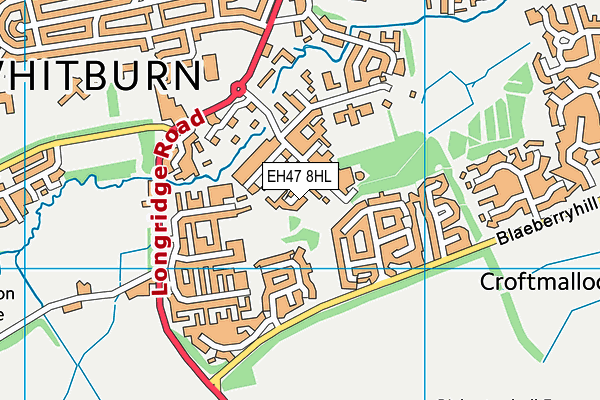 EH47 8HL map - OS VectorMap District (Ordnance Survey)