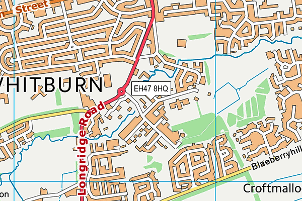 EH47 8HQ map - OS VectorMap District (Ordnance Survey)