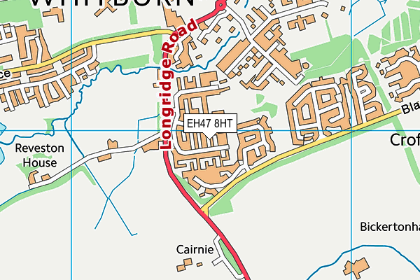 EH47 8HT map - OS VectorMap District (Ordnance Survey)