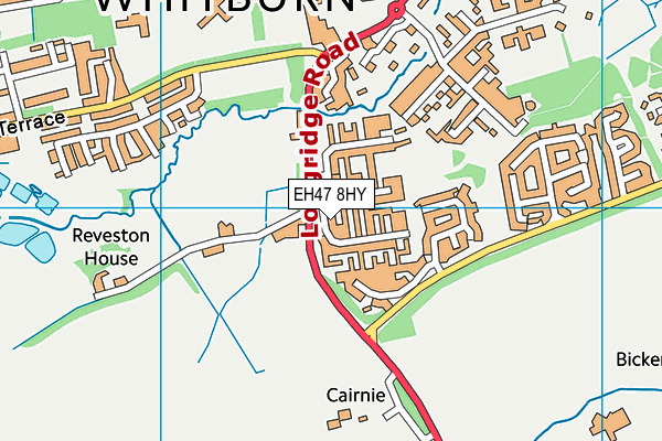 EH47 8HY map - OS VectorMap District (Ordnance Survey)