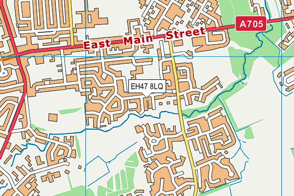 EH47 8LQ map - OS VectorMap District (Ordnance Survey)