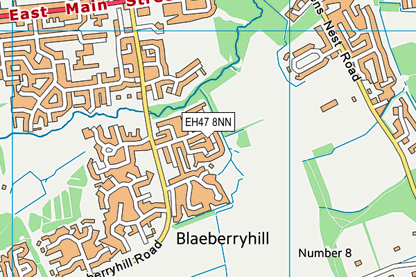 EH47 8NN map - OS VectorMap District (Ordnance Survey)