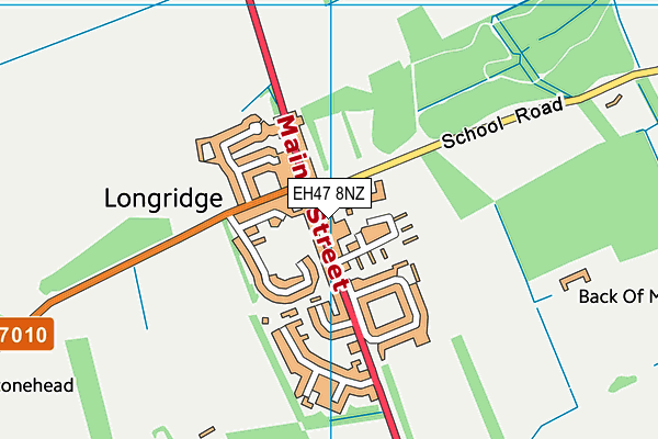 EH47 8NZ map - OS VectorMap District (Ordnance Survey)