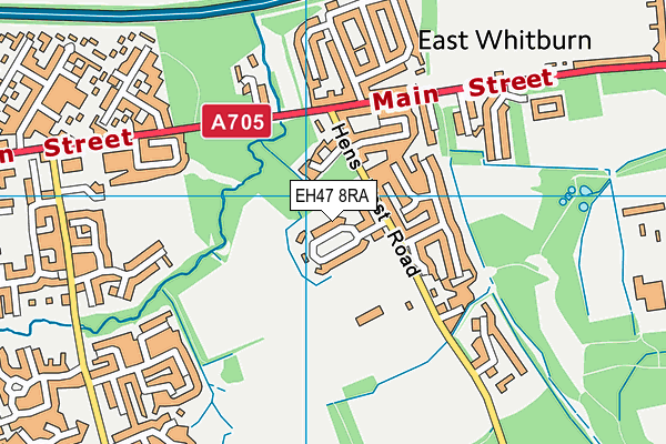 EH47 8RA map - OS VectorMap District (Ordnance Survey)