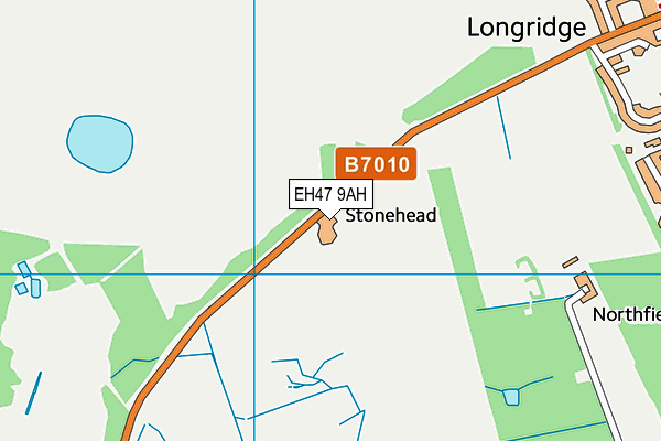 EH47 9AH map - OS VectorMap District (Ordnance Survey)