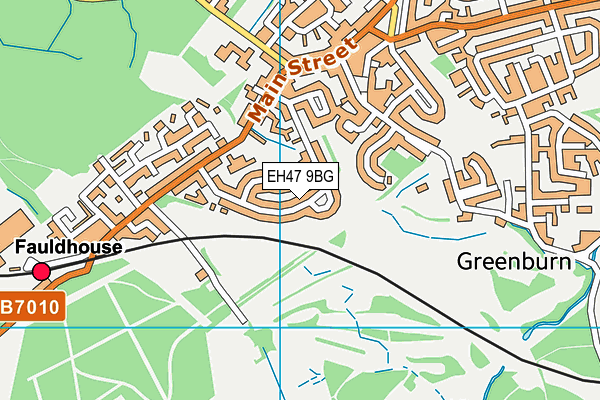 EH47 9BG map - OS VectorMap District (Ordnance Survey)