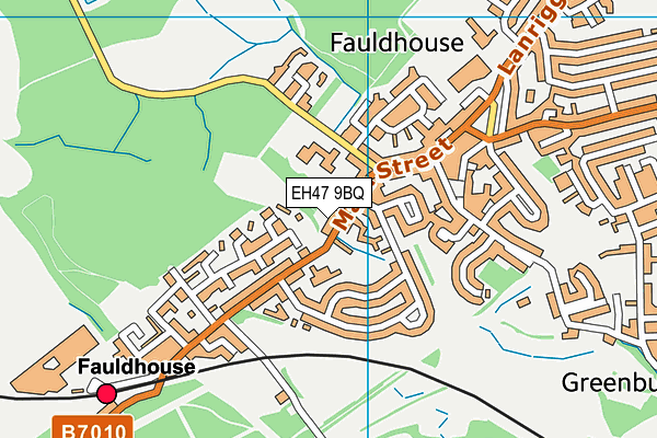 EH47 9BQ map - OS VectorMap District (Ordnance Survey)