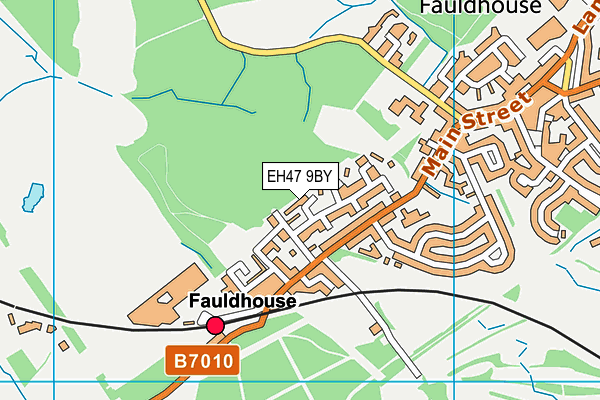 EH47 9BY map - OS VectorMap District (Ordnance Survey)