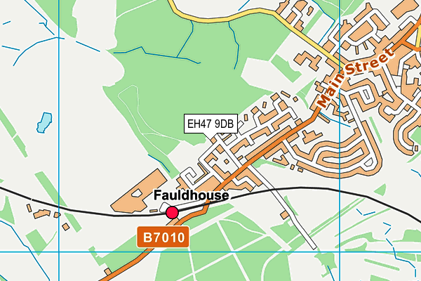 EH47 9DB map - OS VectorMap District (Ordnance Survey)